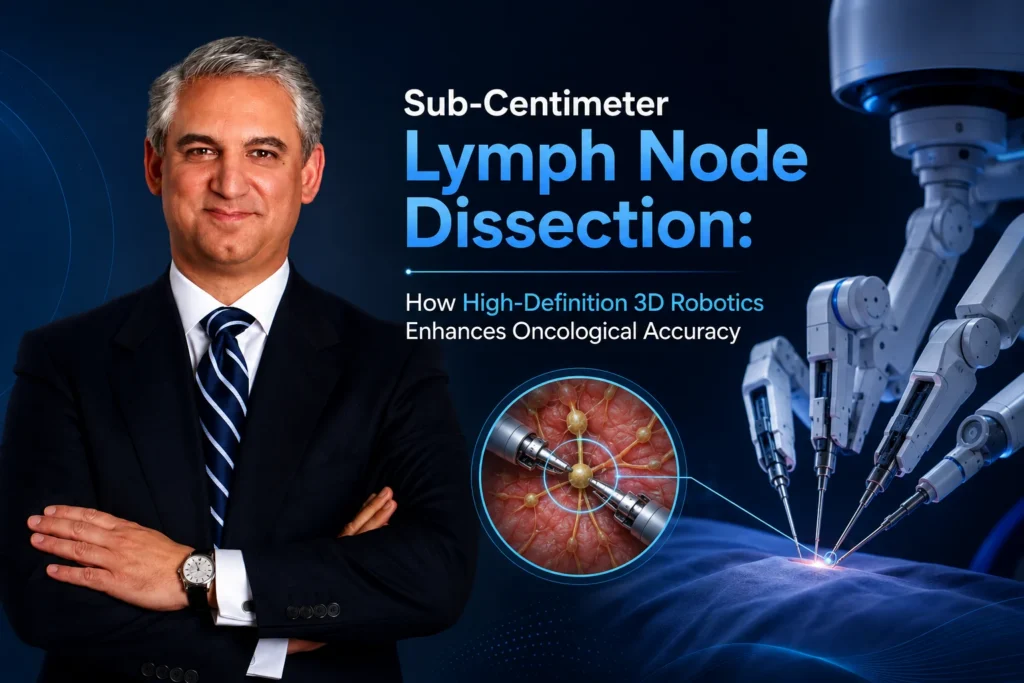 Sub-Centimeter Lymph Node Dissection: How High-Definition 3D Robotics Enhances Oncological Accuracy