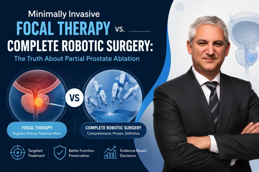 Minimally Invasive Focal Therapy vs. Complete Robotic Surgery: The Truth About Partial Prostate Ablation